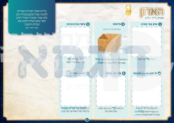 ⁦חוברת מדבקות כלי משכן ובגדי כהונה⁩ – תמונה ⁦2⁩