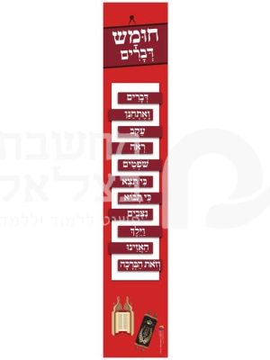 שמות הפרשות לחומש דברים/כרזה/פלקט