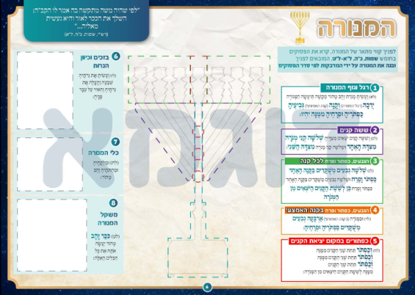⁦אלבום משכן וכליו כולל מדבקות⁩ – תמונה ⁦5⁩