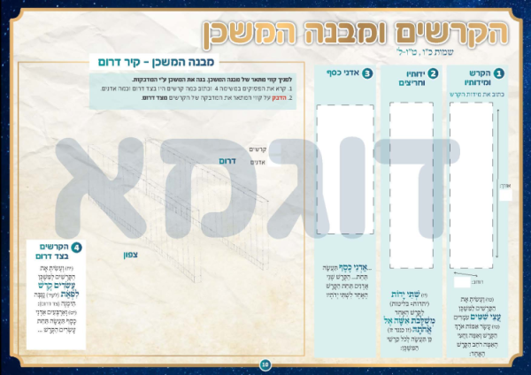 ⁦אלבום משכן וכליו כולל מדבקות⁩ – תמונה ⁦7⁩