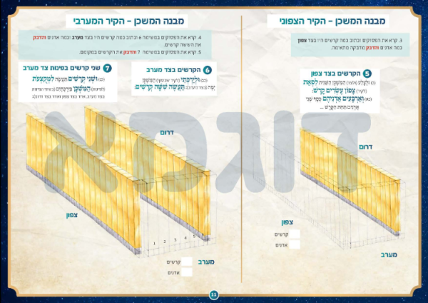 ⁦אלבום משכן וכליו כולל מדבקות⁩ – תמונה ⁦8⁩