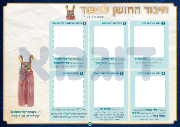 ⁦אלבום משכן וכליו כולל מדבקות⁩ – תמונה ⁦10⁩