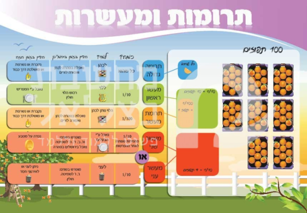 דיני תרומות ומעשרות - כרזה מפעילה