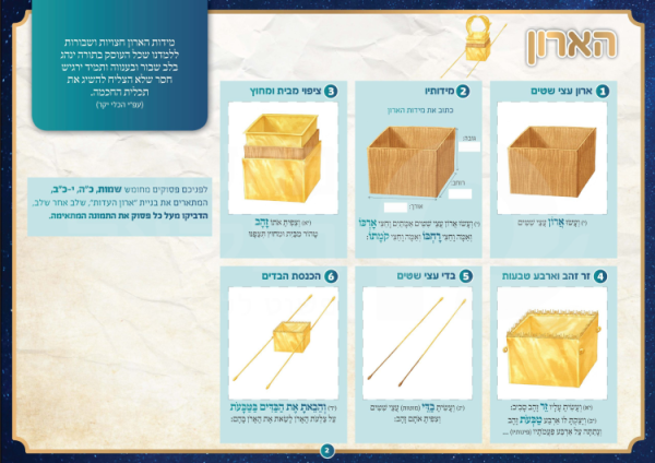 ⁦אלבום משכן וכליו כולל מדבקות⁩ – תמונה ⁦4⁩