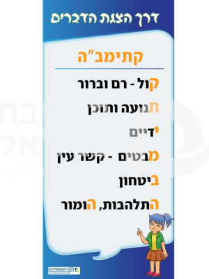 ערכת טיפוח שיח דיבור/כרזה פלקט