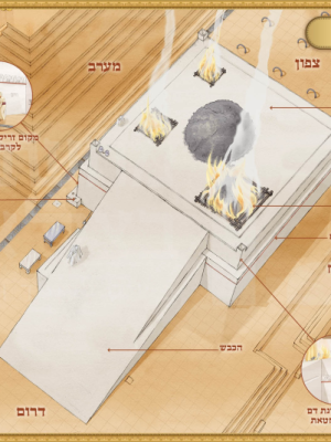 דגם מזבח העולה גודל 50/70