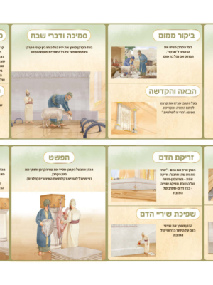 ערכת סדר הקרבת הקרבנות - עולה, שלמים, חטאת פנימית, חטאת יחיד, ועולת העוף